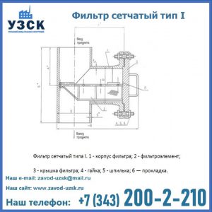 Фильтр сетчатый ФС по Т-ММ-11-2003 в Липецке