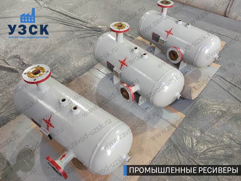 фотография промышленных газовых ресиверов Липецк